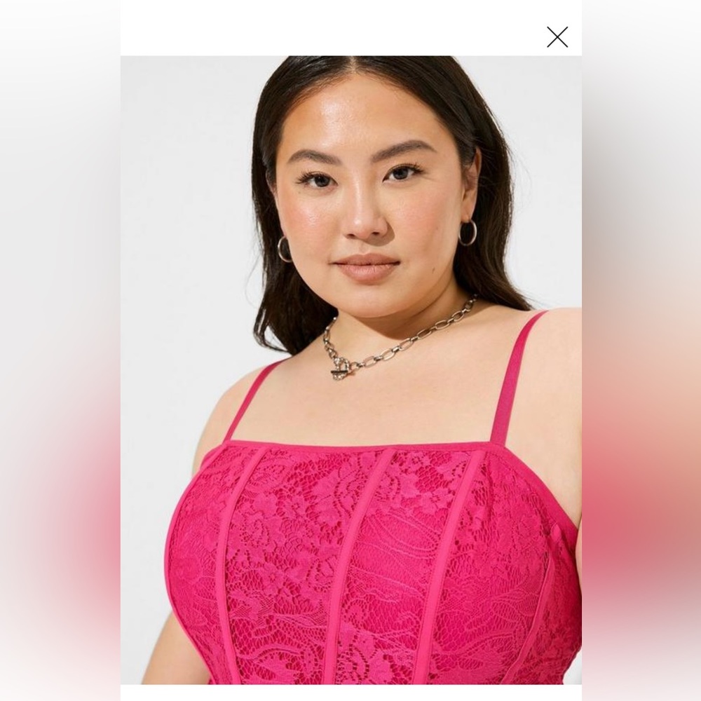 Lace corset top